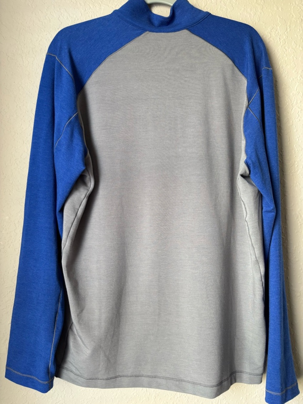 Nike Gray and Royal Blue Chicago Cubs Dri-FIT Quarter-Zip Men size L - Picture 5 of 9